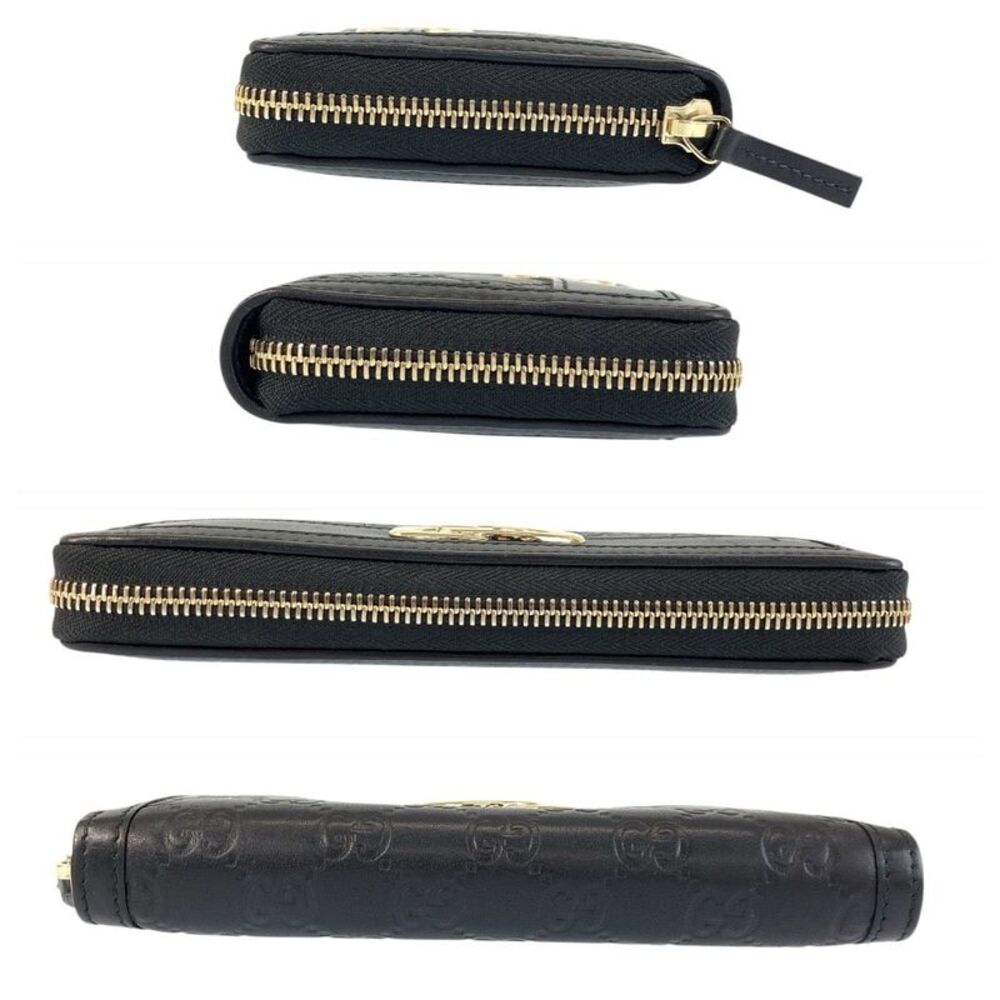 Gucci Leather Interlocking Long Wallet - image 9